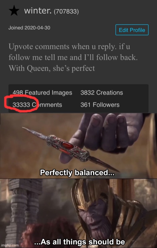 ¯\_(ツ)_/¯ | image tagged in thanos perfectly balanced as all things should be | made w/ Imgflip meme maker
