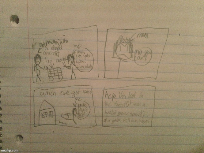 my very sad comic (huh, this is giving me deja vu) | made w/ Imgflip meme maker