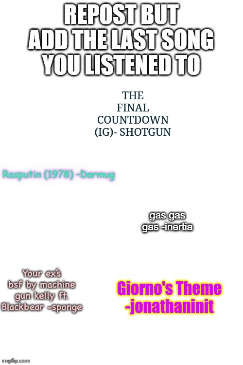 E | THE FINAL COUNTDOWN (IG)- SHOTGUN | image tagged in e | made w/ Imgflip meme maker