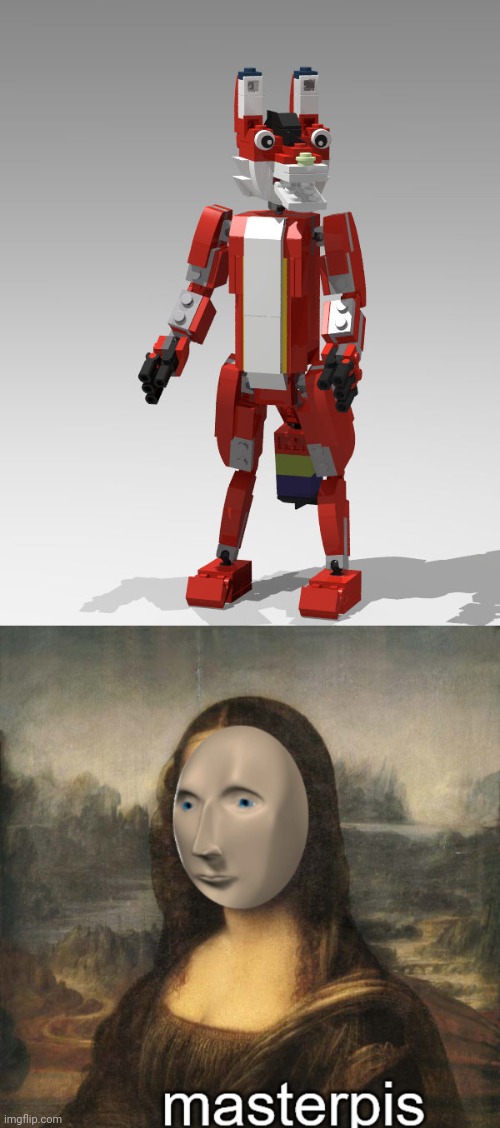 Lego majira | image tagged in meme man masterpis,lego,furry,looks,kinda like,i wanna form a counter culture cult and yeet the gas prices | made w/ Imgflip meme maker