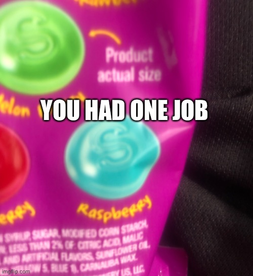 He had one job ?? | YOU HAD ONE JOB | image tagged in funny memes,memes | made w/ Imgflip meme maker
