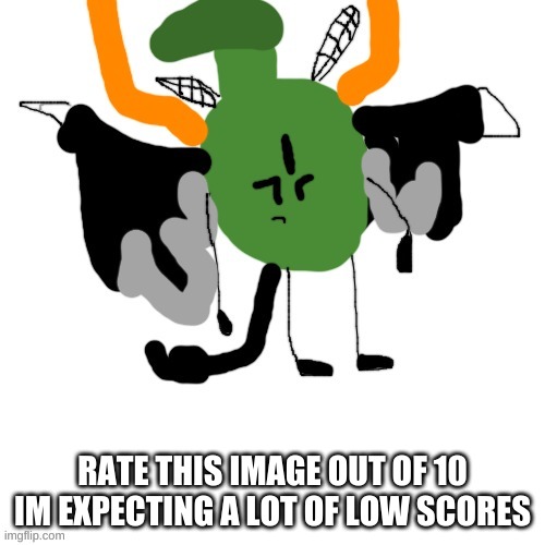 Carlos as a grenade | RATE THIS IMAGE OUT OF 10
IM EXPECTING A LOT OF LOW SCORES | image tagged in carlos as a grenade | made w/ Imgflip meme maker