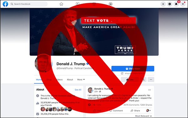 Trump Facebook ban Blank Meme Template
