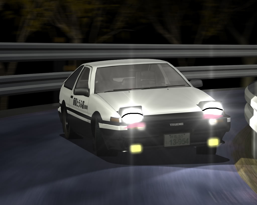 happy AE86 Blank Meme Template