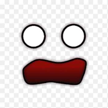 High Quality Roblox Killed Face (Transparent!) Blank Meme Template