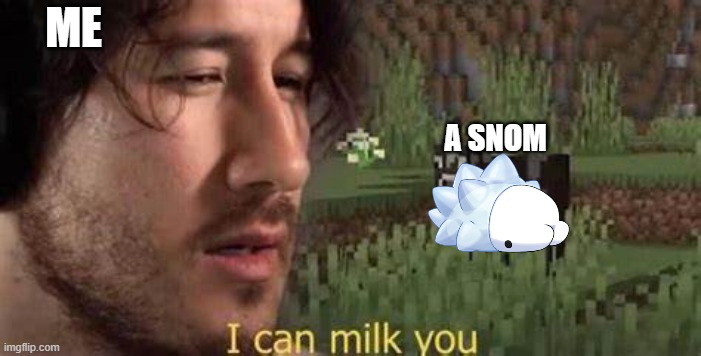 Why Snom Memes? | ME; A SNOM | image tagged in pokemon,i can milk you template | made w/ Imgflip meme maker