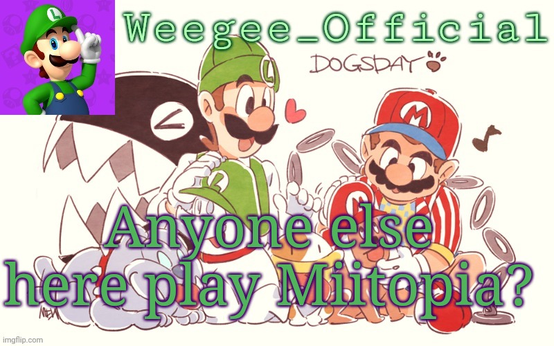 h | Anyone else here play Miitopia? | image tagged in temp | made w/ Imgflip meme maker