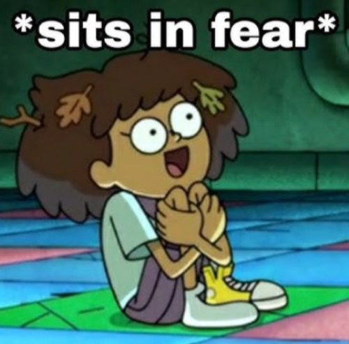 High Quality Sits in fear Blank Meme Template