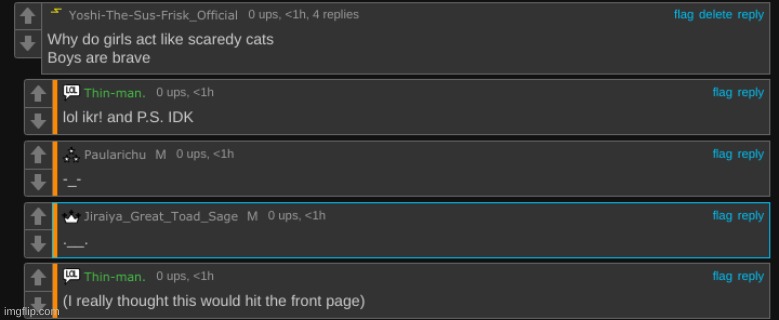 Why Yall Always Gotta Trigger Yourself When I Comment Things | made w/ Imgflip meme maker