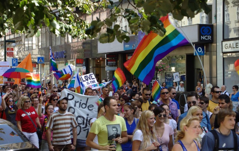 Pride parade | image tagged in pride parade | made w/ Imgflip meme maker