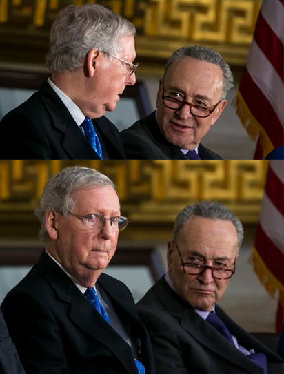 High Quality Mitch and Chuck Blank Meme Template