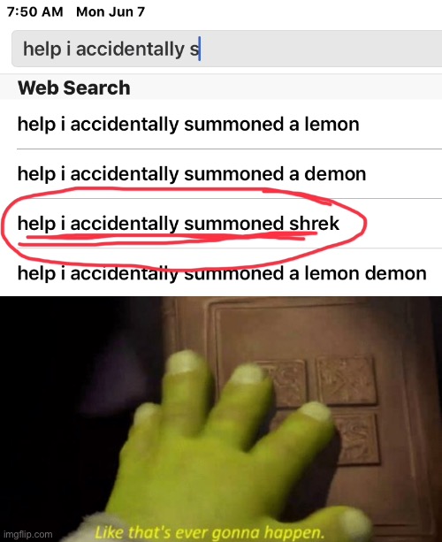 *confused screaming* | image tagged in like that's ever gonna happen | made w/ Imgflip meme maker