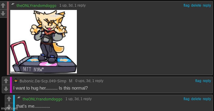 according to bubonic, i'm a femboy YwY | made w/ Imgflip meme maker