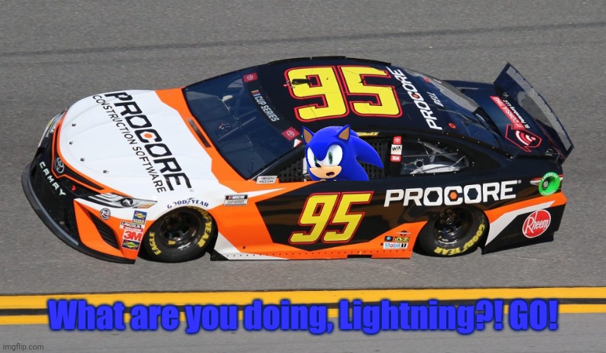 What are you doing, Lightning?! GO! | made w/ Imgflip meme maker