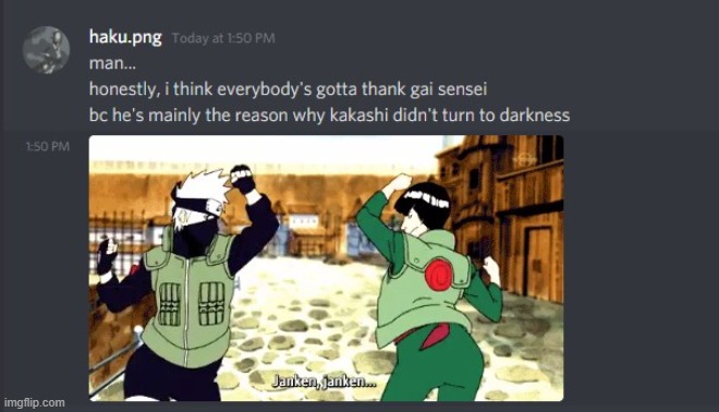 Thanks, Gai Sensei | made w/ Imgflip meme maker