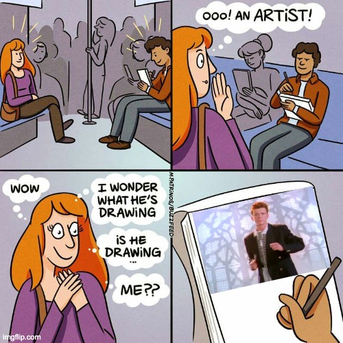 Is He Drawing... Me?? | image tagged in is he drawing me | made w/ Imgflip meme maker