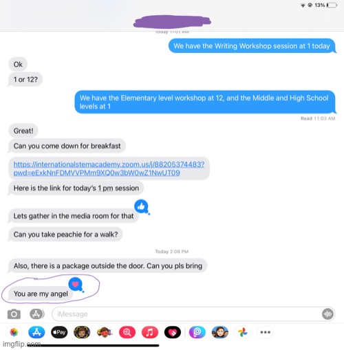 Just texting my mom (coincidentally my Discord username is Sephiroth1275) | made w/ Imgflip meme maker