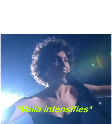 eurovision Voila intensifies Blank Meme Template