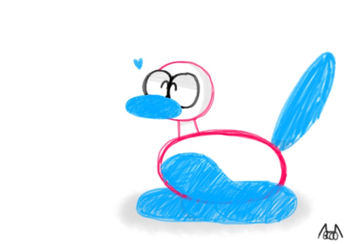 Yet another Porygon2 drawing (“Porygon-B” ruined it). | made w/ Imgflip meme maker