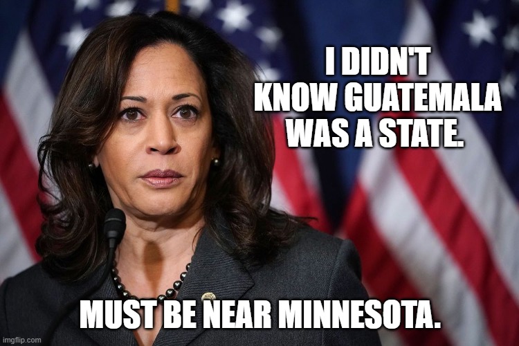 I DIDN'T KNOW GUATEMALA WAS A STATE. MUST BE NEAR MINNESOTA. | made w/ Imgflip meme maker