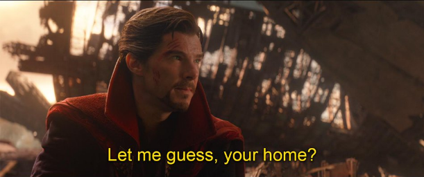 High Quality Dr Strange let me guess Blank Meme Template