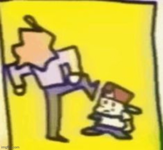 Senpai squishes Bf lol | image tagged in senpai squishes bf lol | made w/ Imgflip meme maker