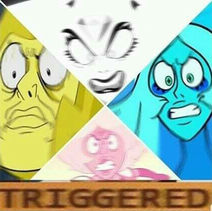 triggered diamonds Blank Meme Template