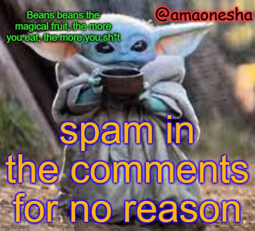 I dare you | spam in the comments for no reason | image tagged in amaonesha announcement template | made w/ Imgflip meme maker