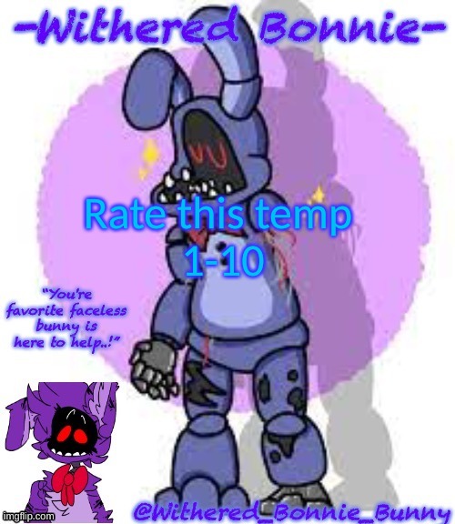 Rate this temp 
1-10 | image tagged in my template | made w/ Imgflip meme maker