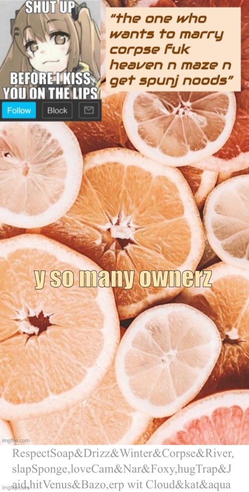 7 ownerz | y so many ownerz | image tagged in rando | made w/ Imgflip meme maker