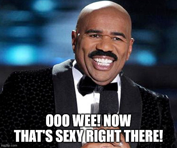 Steve HarveyThat's Sexy | OOO WEE! NOW THAT'S SEXY RIGHT THERE! | image tagged in steve harvey,thats sexy | made w/ Imgflip meme maker