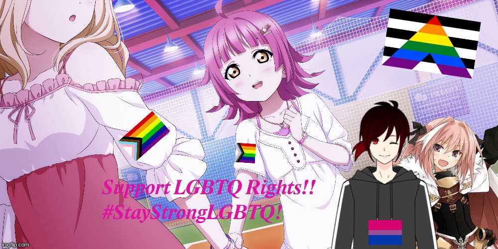 My Love Live! LGBTQ Graphic Edit | image tagged in lgbtq | made w/ Imgflip meme maker