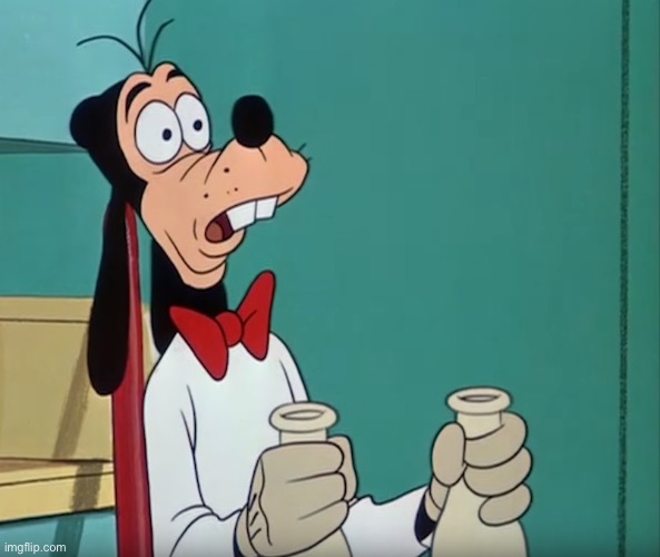 Goofy holding milk | image tagged in goofy holding milk | made w/ Imgflip meme maker