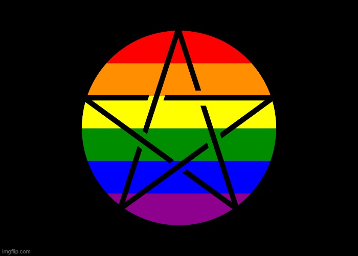 Pagan Pride flag | image tagged in pagan pride,tradition,support,lgbt | made w/ Imgflip meme maker