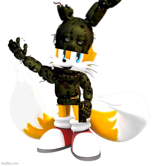springtrap tails miles afton | image tagged in william afton,fnaf,fnaf 3,five nights at freddy's,purple guy | made w/ Imgflip meme maker
