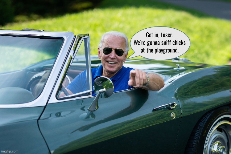 Creepy Uncle Joe | image tagged in biden sniffing,biden | made w/ Imgflip meme maker