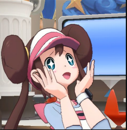 Rosa pokemon starry eyes Blank Meme Template