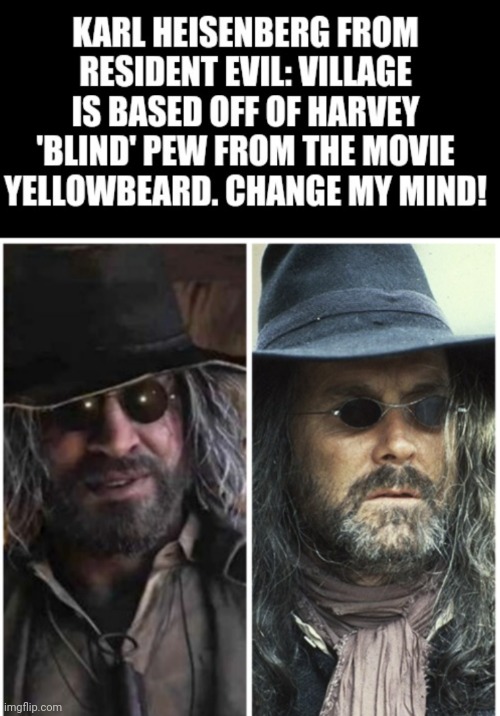 I knew I'd seen him somewhere | image tagged in resident evil,gaming,funny | made w/ Imgflip meme maker