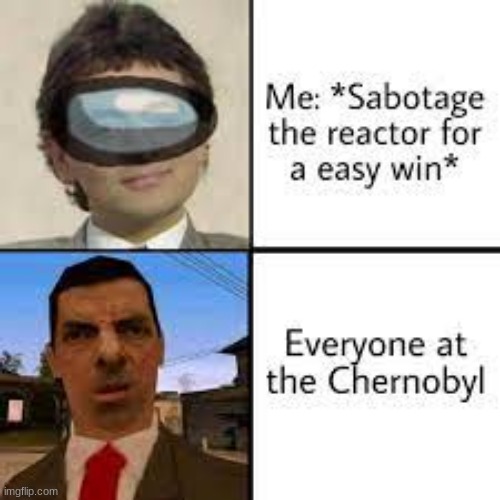 A win is a win | image tagged in mr bean,meme,among us | made w/ Imgflip meme maker