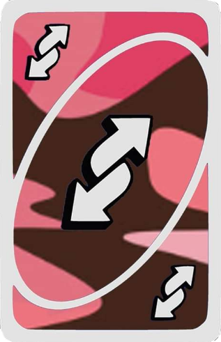 High Quality Cool uno reverse Blank Meme Template