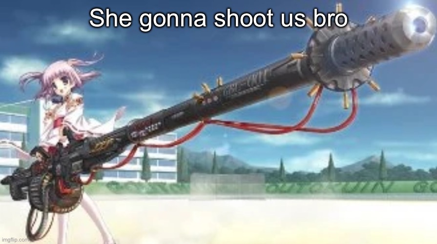 anime girl with a gun Memes & GIFs - Imgflip