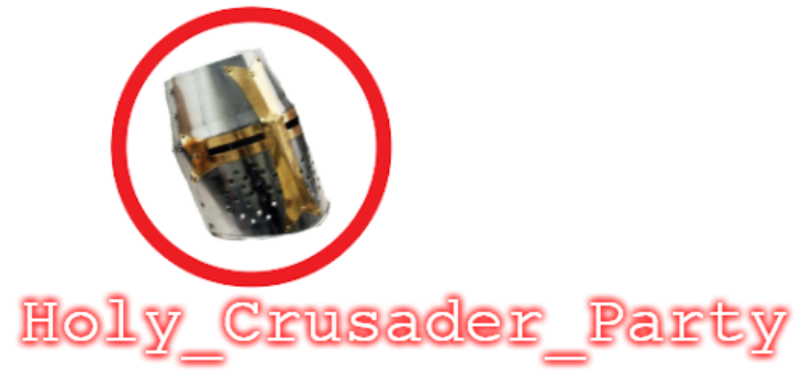 High Quality Holy_Crusader_Party Official Logo Blank Meme Template