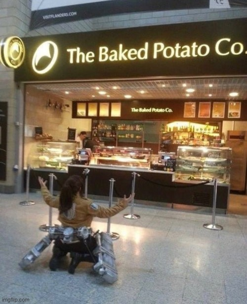 The Baked Potato Co. Blank Meme Template