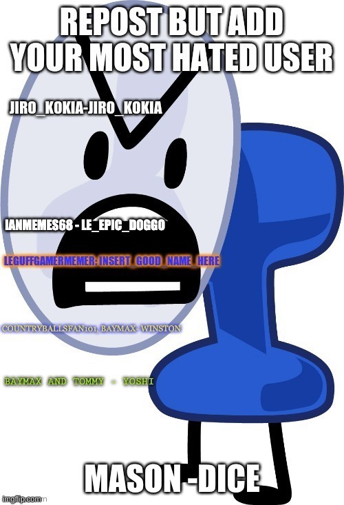 only msmg vets remember him | MASON -DICE | made w/ Imgflip meme maker