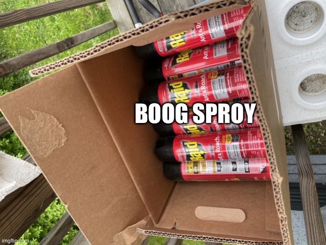 Bug spray | BOOG SPROY | image tagged in bug spray | made w/ Imgflip meme maker