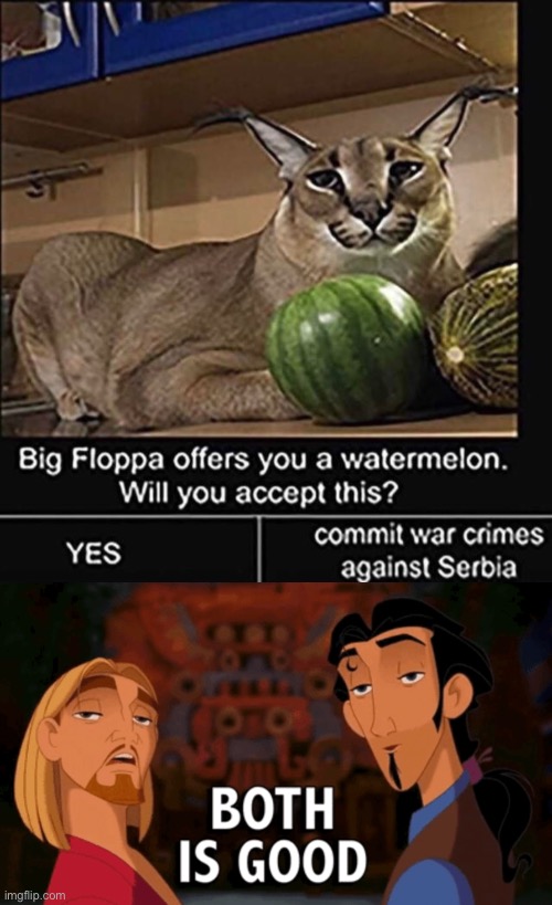 Top image is a Repost | image tagged in both is good | made w/ Imgflip meme maker