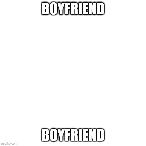 No boyfriend here | BOYFRIEND; BOYFRIEND | image tagged in blank square | made w/ Imgflip meme maker
