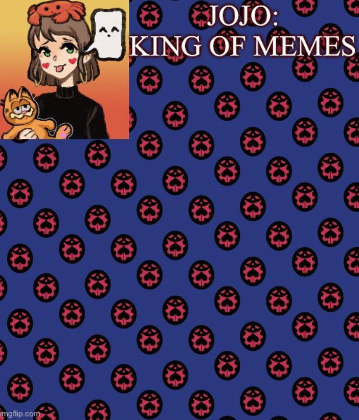 High Quality Jojo-King-Of-Meme’s Announcement Template Blank Meme Template
