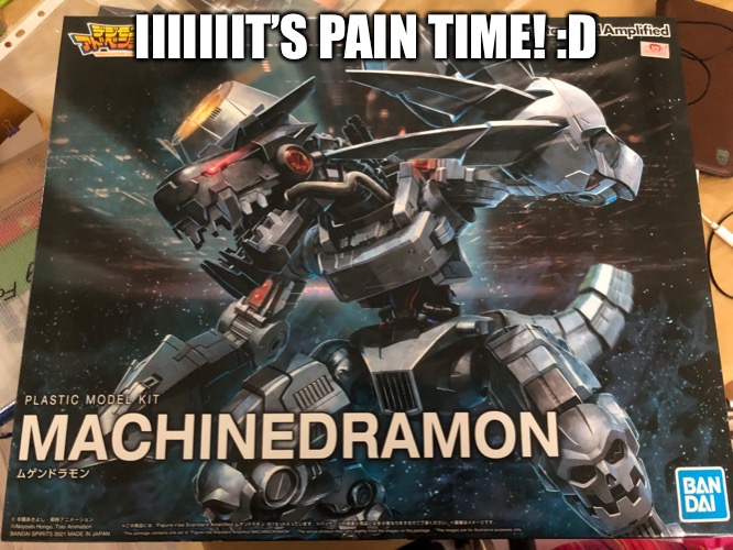 I’ll be posting progress if I can. | IIIIIIIT’S PAIN TIME! :D | made w/ Imgflip meme maker