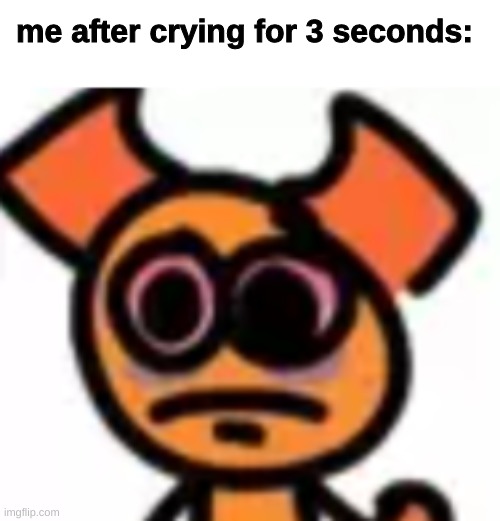 lol!!!!1!1! | me after crying for 3 seconds: | image tagged in funni drawing thingy | made w/ Imgflip meme maker